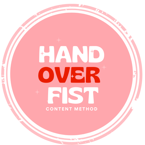 Hand Over Fist Content Method Hand Over Fist Content Method